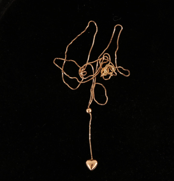 Halsband med hänge, 18k