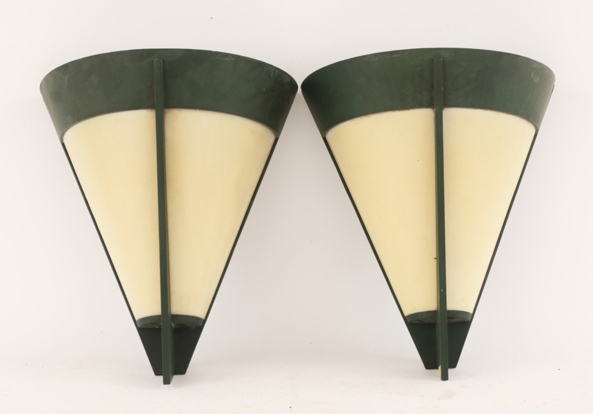 Vägglampor ett par, 1900-talets andra hälft