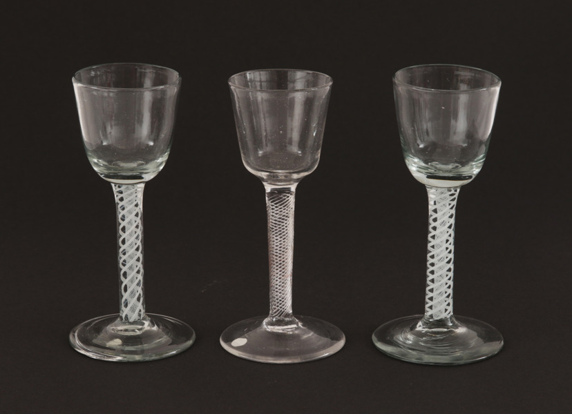 Vinglas 3st, 1700-tal