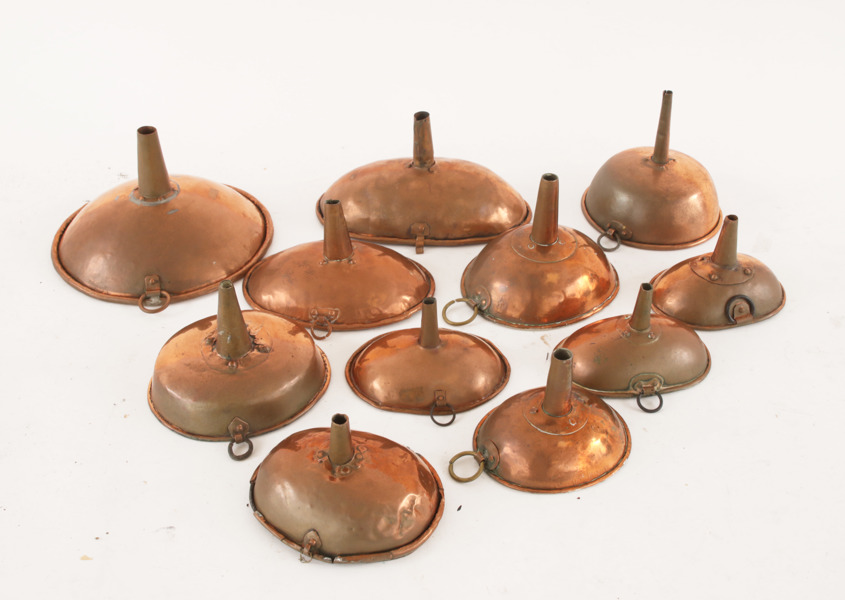 Trattar i koppar 11st, 1800-tal