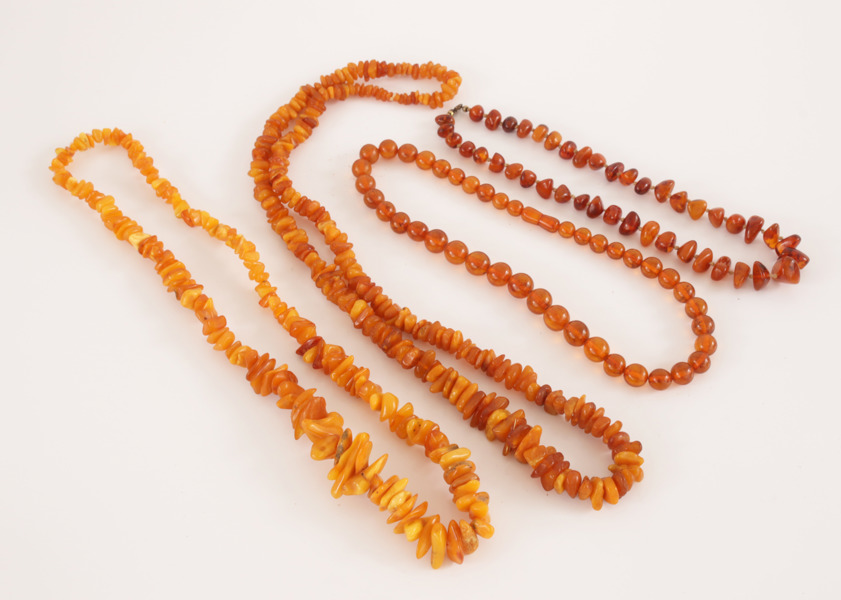 Bärnstenshalsband 4st