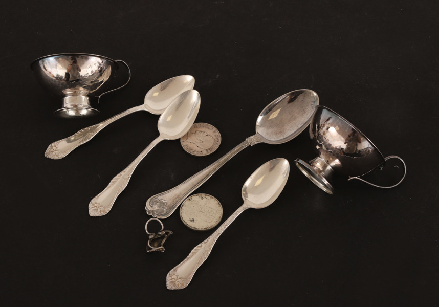 Parti silverföremål