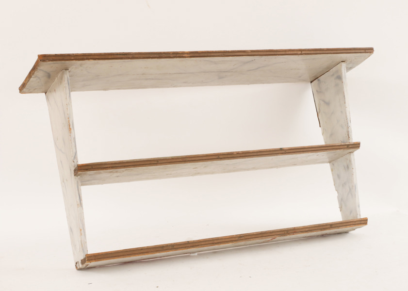 Vägghylla, 1800-talets slut