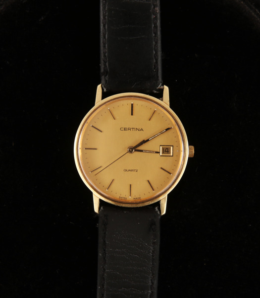 Herrarmbandsur i 14k, Certina