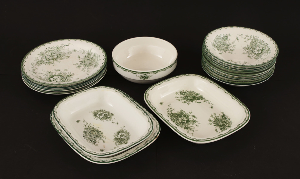 Matservisdelar, "Grön Anna", Rörstrand