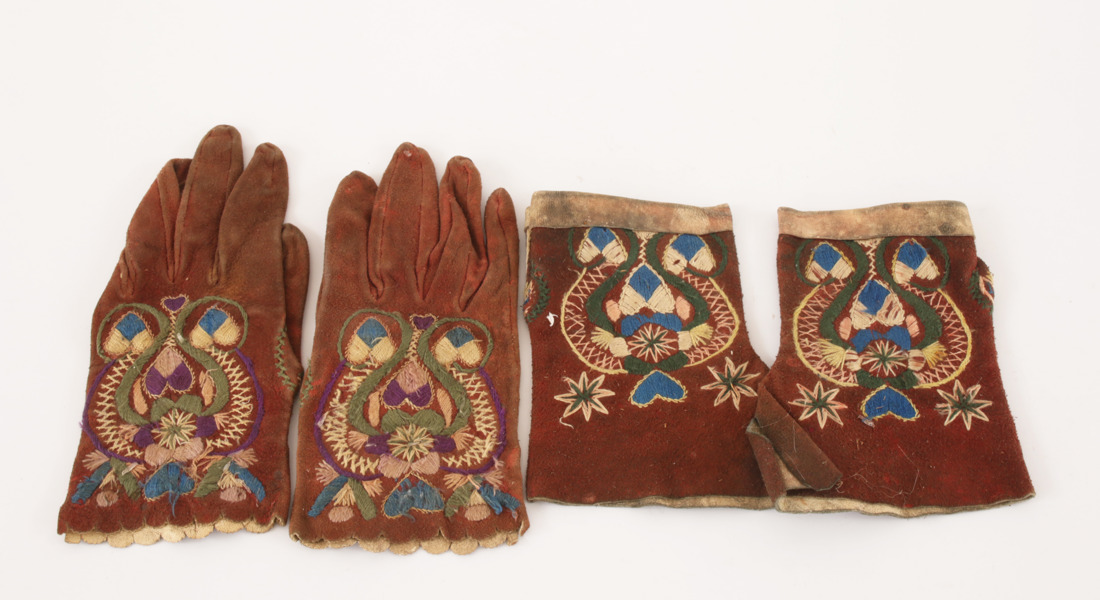 Dräkthandskar 2 par, 18/1900-tal