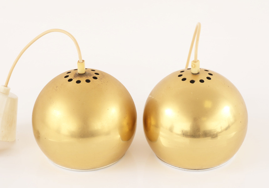 Taklampor ett par, 1900-talets andra hälft