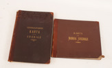 Kartböcker 2st, bl.a. "Generalstabens Karta"