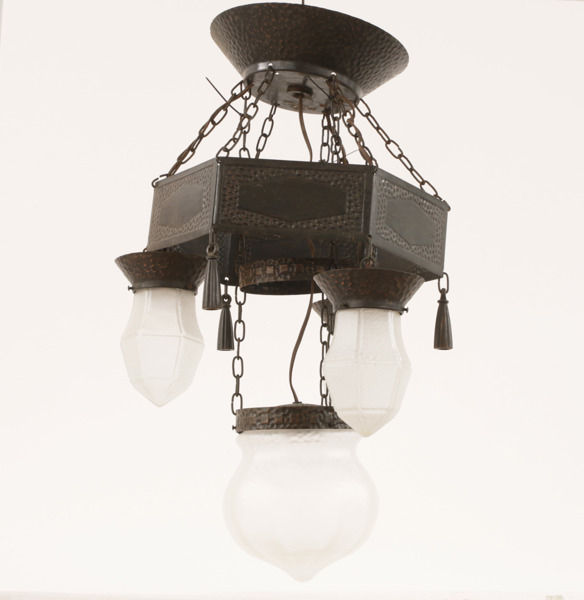 Taklampa, jugend, 1900-talets början