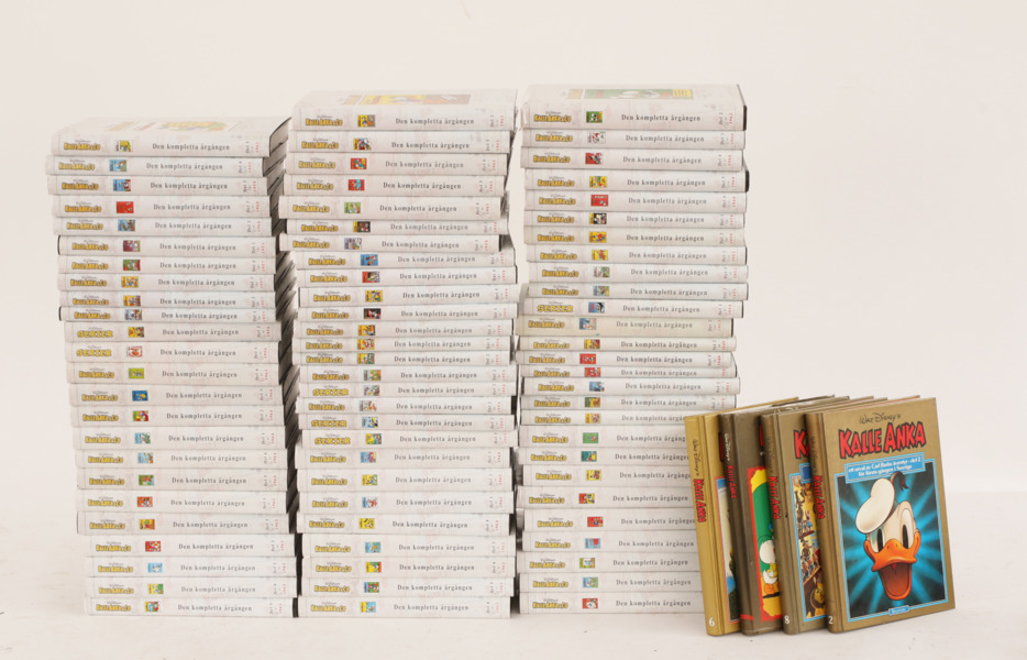 82st böcker, "Kalle Anka & co", mestadels "Den kompletta årgången"
