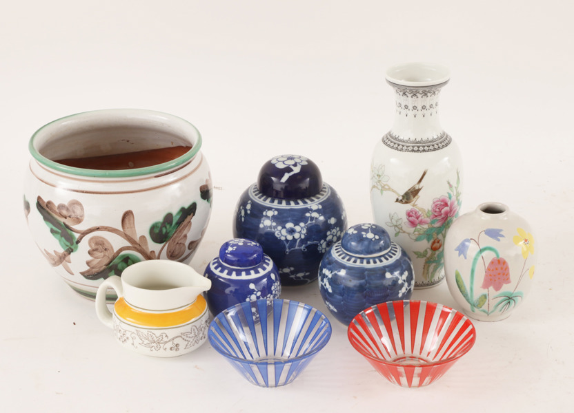 Glas och porslin 9 delar