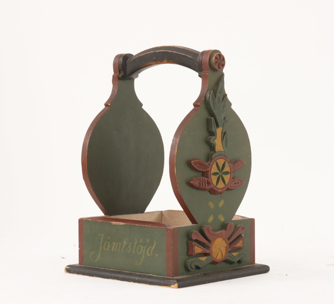 Korg, allmoge, Jämtland, daterad 1920