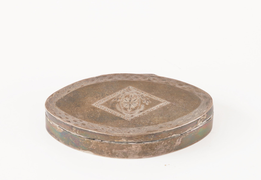 Snusdosa i silver, 1823