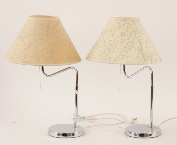 Bordslampor ett par, Bergboms, B-145