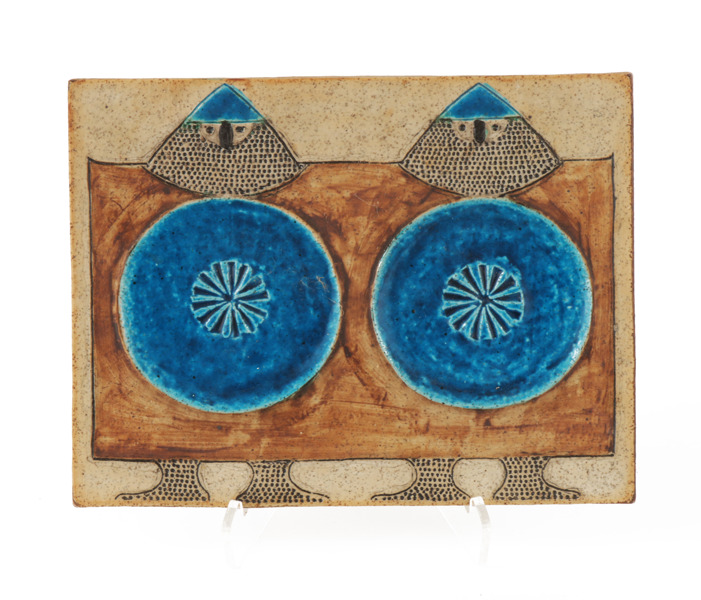 Väggplakett, Inger Persson för Rörstrand Ateljé