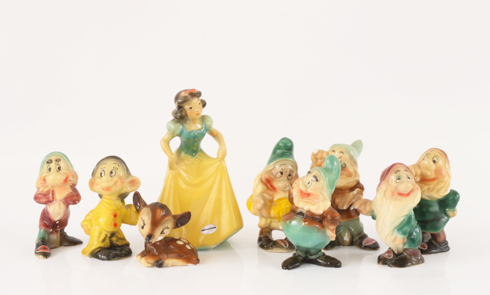 Figuriner 9st, Walt Disney, Bernardi Konst