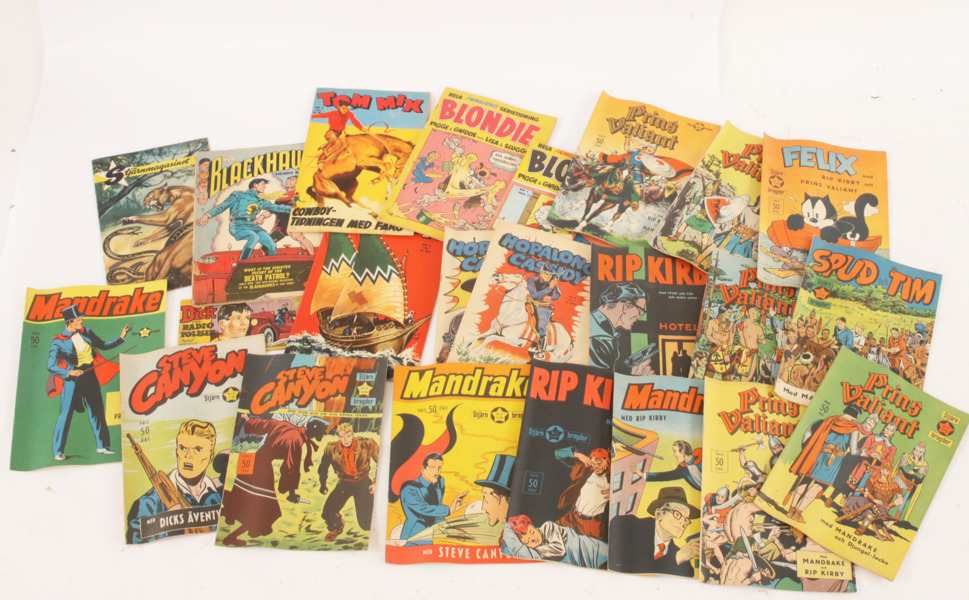 Parti serietidningar, 1950-tal