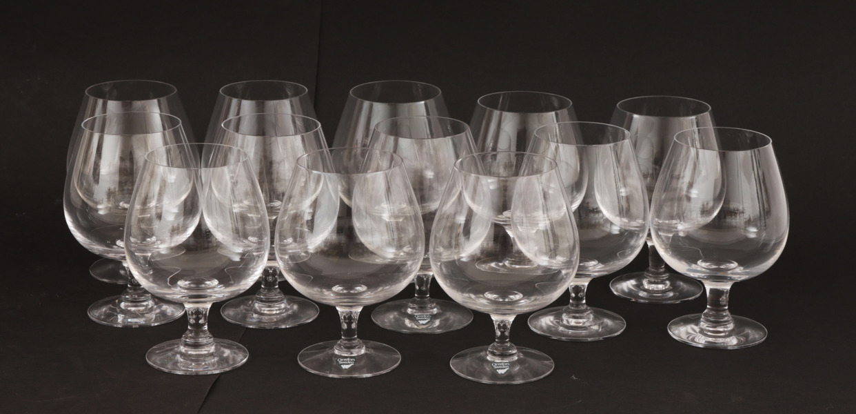 Konjakskupor 12st, Orrefors