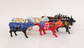 Figuriner 7st, "Cow Parade", 2000-tal