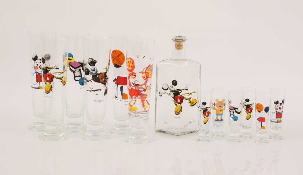 Glas 13 delar, Lasse Åberg