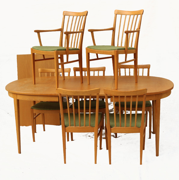 Matsalsmöblemang 8 delar, "Herrgården", Carl Malmsten för Bodafors