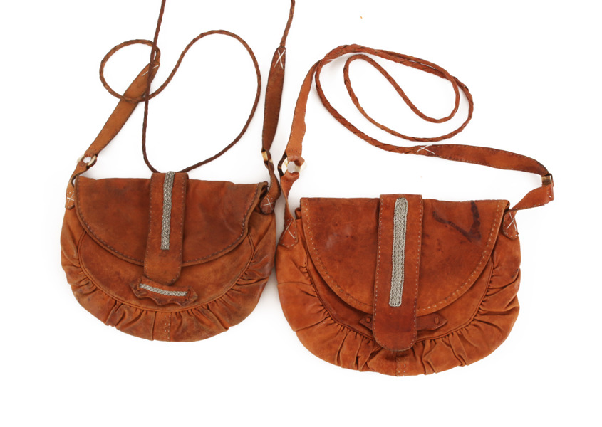 Handväskor i skinn 2st