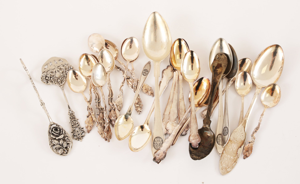 Parti silverföremål, "Ulla Wiinblad", "Sachsisk", m.m.