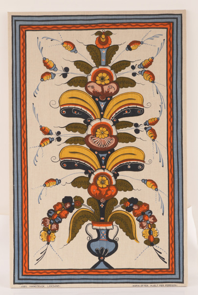 Textilt handtryck, Jobs, Leksand