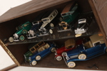 Monter med modellbilar 9st, bl.a. Lancaster USA