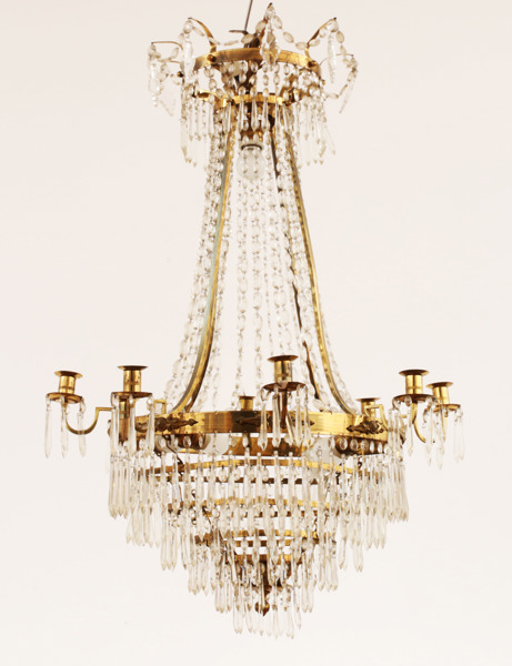 Ljuskrona, gustaviansk stil, 1800-tal