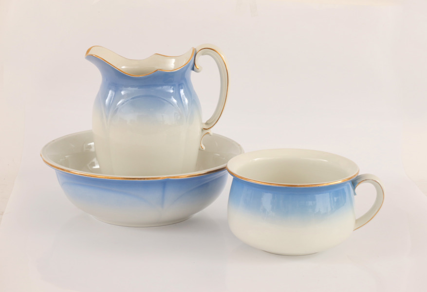 Tvättservis 3 delar, Gefle, 1900-talets första del