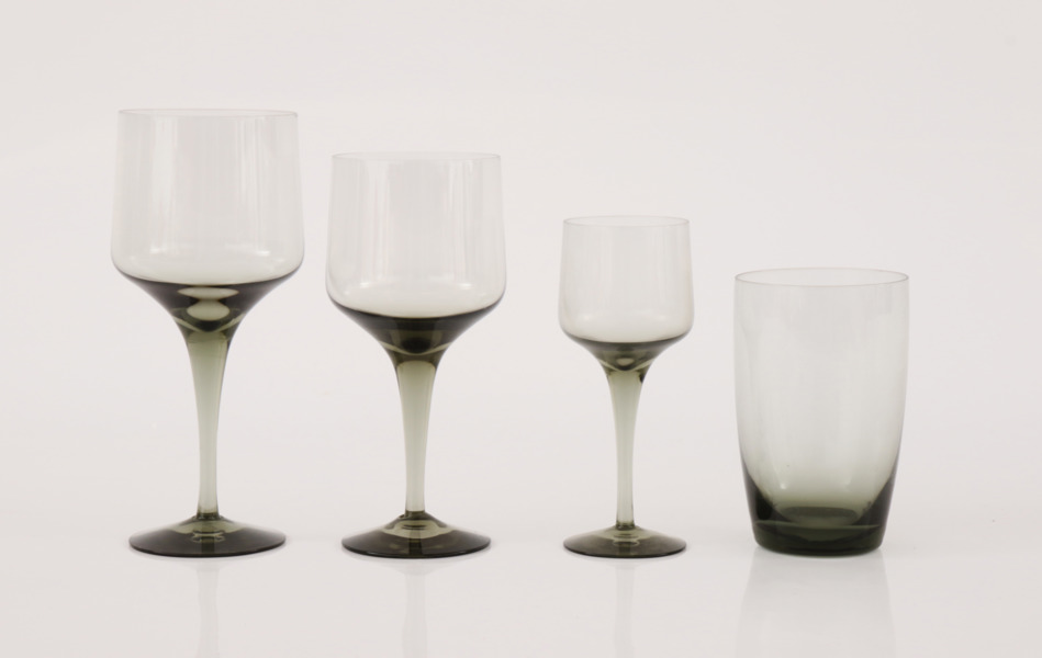 Glasservisdelar 25st, "Rhapsody", Sven Palmqvist för Orrefors