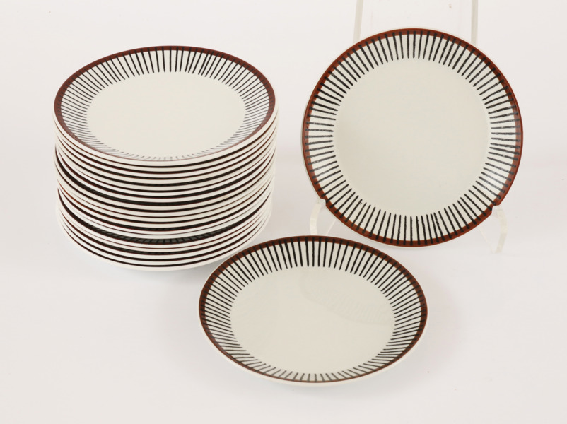 Assietter 20st, "Spisa Ribb", Stig Lindberg för Gustavsberg