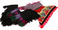 Halskläden och sjalar, 5 delar