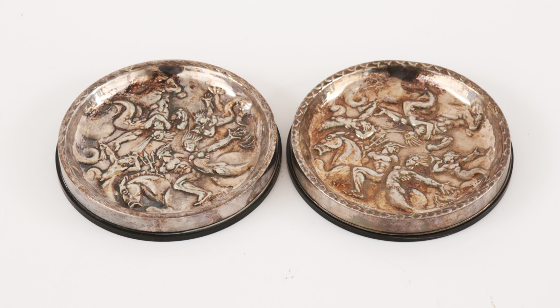 Askfat 2st, silver, GAB, Stockholm