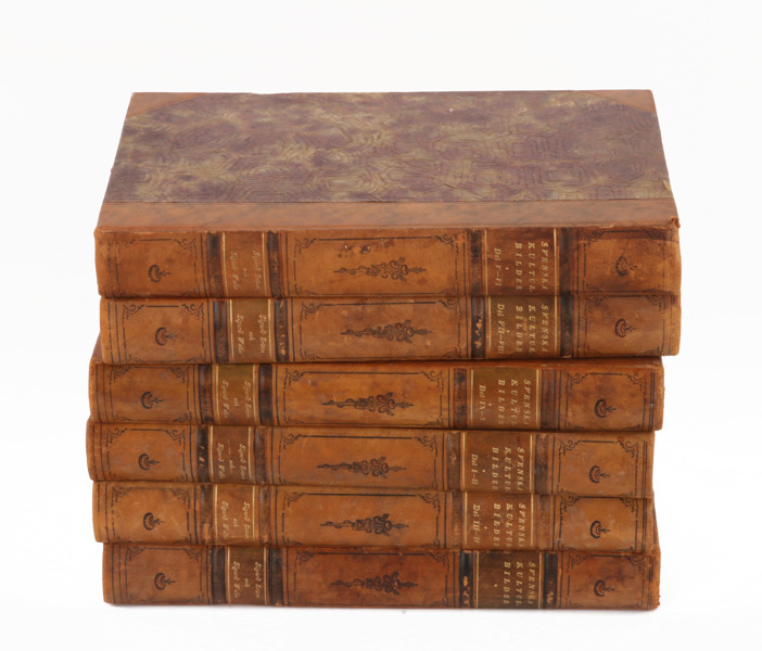 6 band, "Svenska Kulturbilder", Sigurd Erixson & Wallin