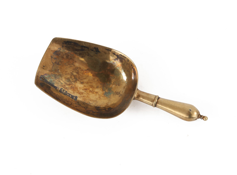 Teslev i förgyllt silver, St.Petersburg, Ryssland, 1848