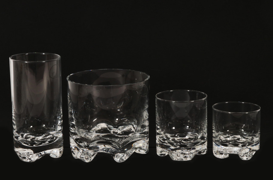 Glasservisdelar, "Gaissa", Iittala