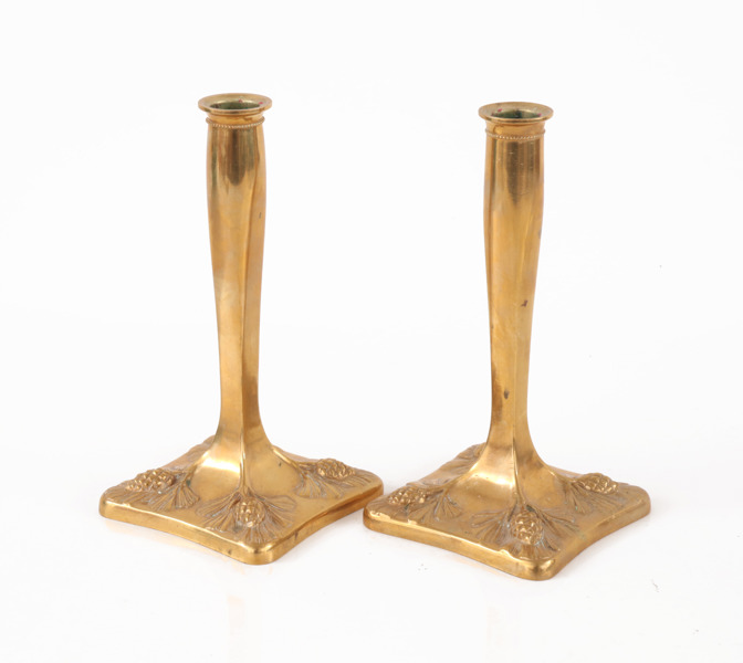 Ljusstakar ett par, Hjalmar Norrström för Skultuna