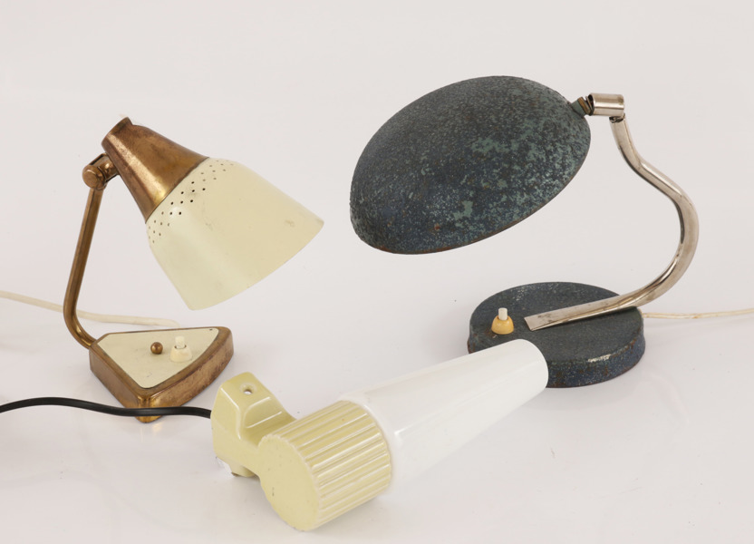 Belysning 3 delar, omkring 1900-talets mitt