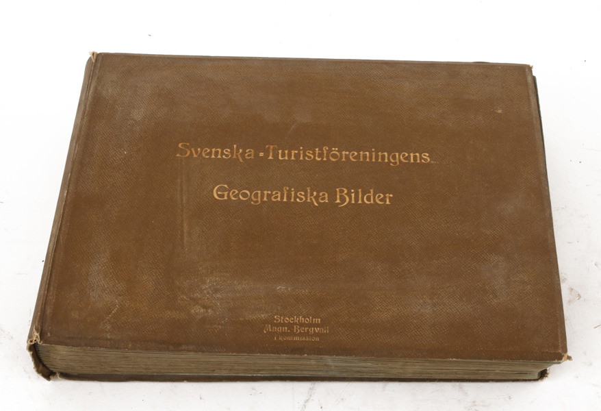 Bok, "Svenska Turistföreningen Geografiska Bilder", Magnus Bergvall, Stockholm