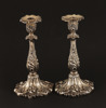 Ljusstakar ett par, silver, nyrokoko, 1855