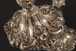 Ljusstakar ett par, silver, nyrokoko, 1855