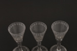 Vinglas 3st, 17/1800-tal