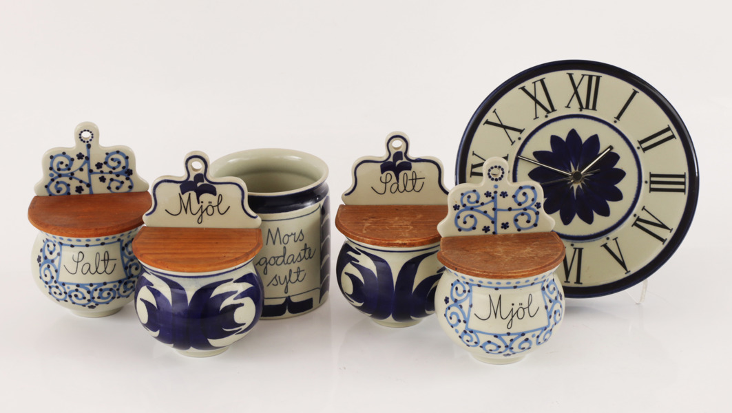 Stengods 6 delar, Marianne Westman för Rörstrand