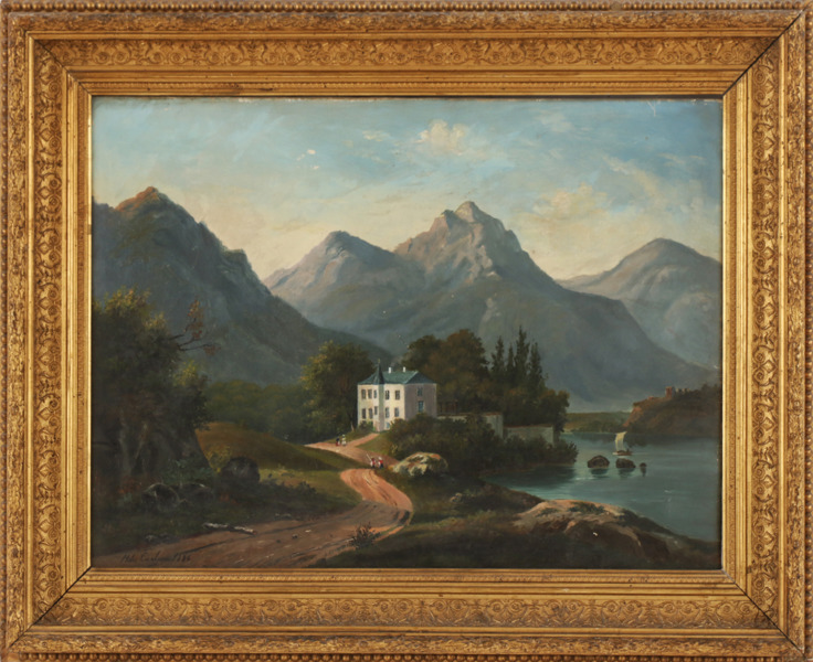 Okänd konstnär, daterad 1886