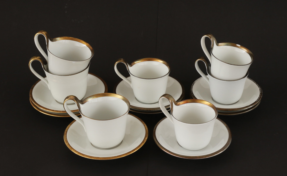 Te- och kaffeservisdelar, "Golden Sun", Sigvard Bernadotte för Bing & Gröndahl