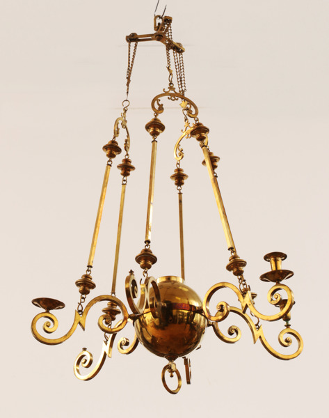 Takfotogenlampa, omkring år 1900