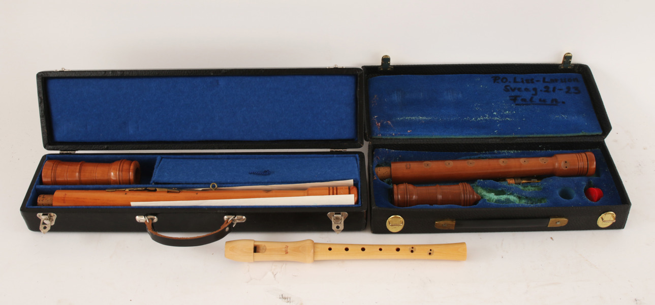 Blåsinstrument 3st, Moeck