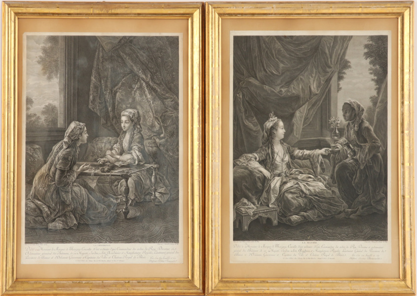 Jacques-Firmin Beauvarlet, efter Carle van Loo, 1700-tal